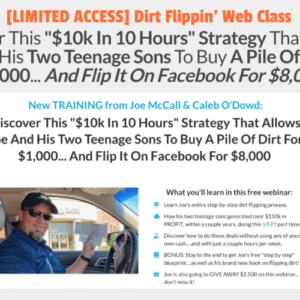 Joe McCall – Simple Land Flips Program