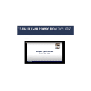 Justin Goff – 5-Figure Email Promos From Tiny Lists
