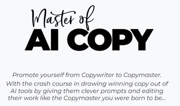Master of AI Copy â€“ Copy School by Copyhackers