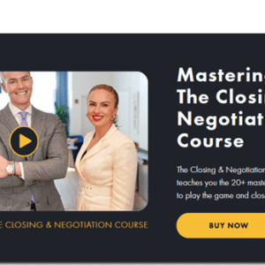 Mastering CODO – The Closing & Negotiations Course – Ryan Serhant