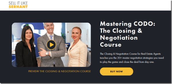 Mastering CODO – The Closing & Negotiations Course – Ryan Serhant
