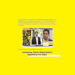 Ramit Sethi – The No-Stress Guide To Salary Negotiation