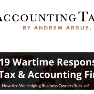 Andrew Argue – AccountingTax Programs + COVID 19 Consulting