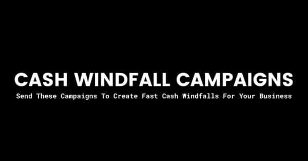 Sean Anthony â€“ Cash Windfall Campaigns