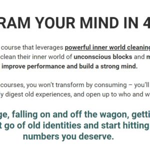 Tej Dosa â€“ Clean Your Inner World- Reprogram Your Mind In 45 Days