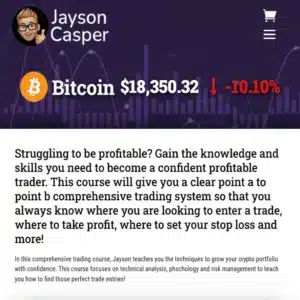 Jayson Casper – Intro To Crypto Trading Program