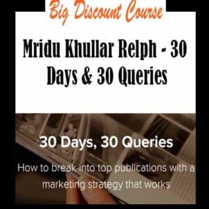 Mridu Khullar Relph â€“ 30 Days & 30 Queries