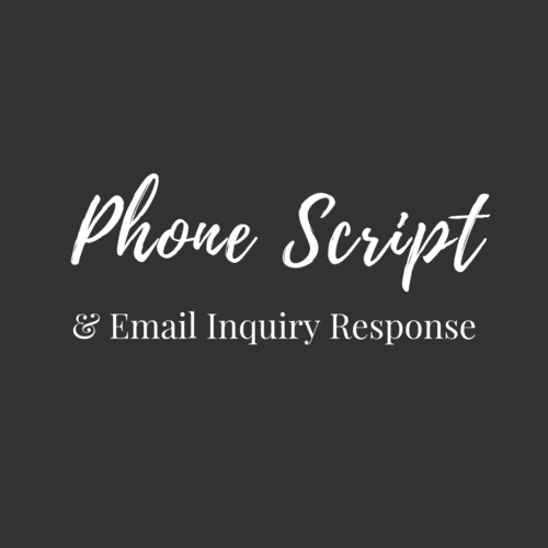Alex Chalkley Ã¢â‚¬â€œ Phone Script + Email Inquiry Response Bundle Guide
