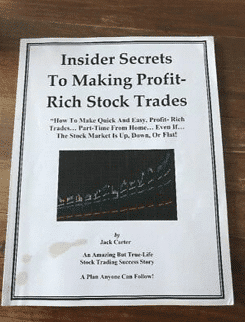 Jack Carter Ã¢â‚¬â€œ Insider Secrets to Making Profit-Rich Stock Trades
