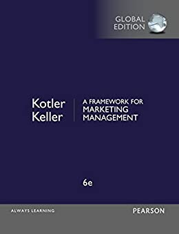 Kotler & Keller Ã¢â‚¬â€œ A Framework for Marketing Managment
