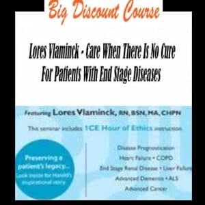 Lores Vlaminck â€“ Care When There Is No Cure For Patients With End Stage Diseases