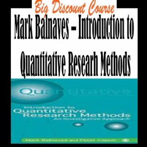 Mark Balnaves â€“ Introduction to Quantitative Researh Methods