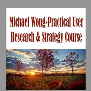 Michael Wong-Practical User Research & Strategy Course