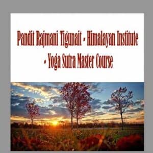 Pandit Rajmani Tigunait â€“ Himalayan Institute â€“ Yoga Sutra Master Course