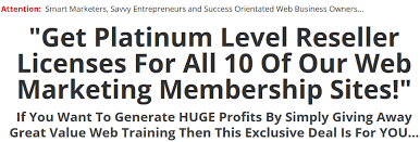 Promotelabs Ã¢â‚¬â€œ Get Platinum Level Reseller Licenses For All 10 Web