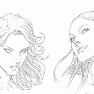 SkillShare Ã¢â‚¬â€œ How To Draw Faces Ã¢â‚¬â€œ Female Heads- Downward and Upward Angles Ã¢â‚¬â€œ Three Quarter View
