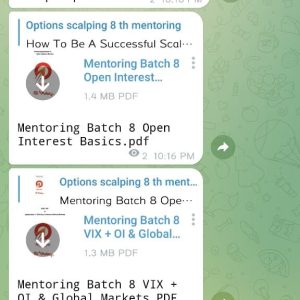 Siva Option Scalping 8th mentoring Program 2022 - Image 8
