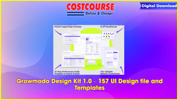 Growmodo Design Kit 1.0 â€“ 157 UI Design file and Templates