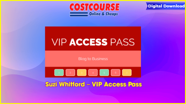 Suzi Whitford â€“ VIP Access Pass