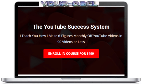 The YouTube Success System by Jon Corres