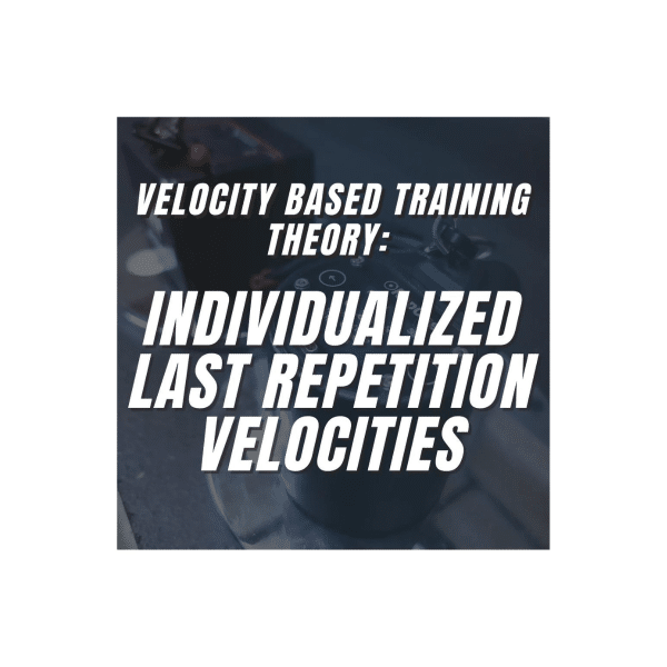 Velocity Based Training Application Individualized Programming with LRV With Landyn Hickmott Reactive Training Systems