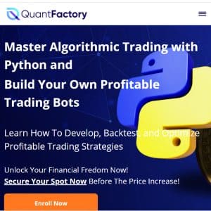 QuantFactory Become a Quant Trader Bundle – Quant Trading Strategies with Python + Python Fundamentals for Quant Trading