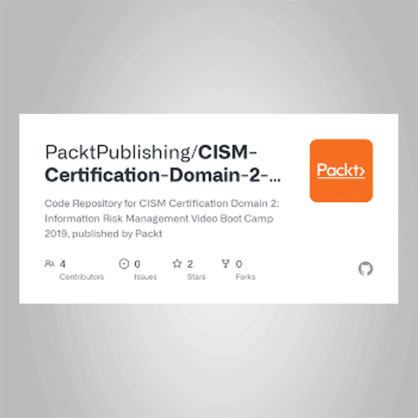 CISM Certification Domain 2: Information Risk Management Video Boot Camp 2019