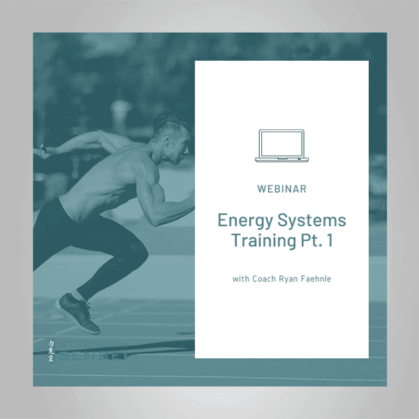 Coach Ryan Faehnle â€“ Energy Systems Training Webinar Pt. 1