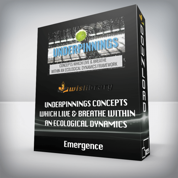 Emergence â€“ UNDERPINNINGS CONCEPTS WHICH LIVE & BREATHE WITHIN AN ECOLOGICAL DYNAMICS FRAMEWORK
