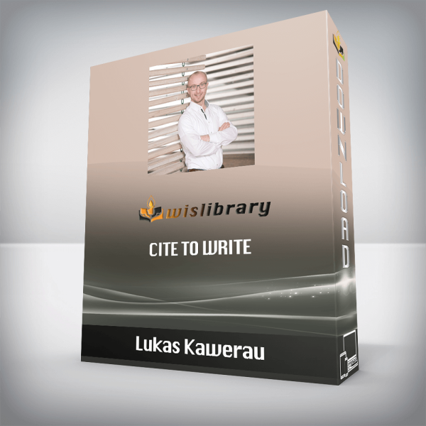 Lukas Kawerau â€“ Cite to Write