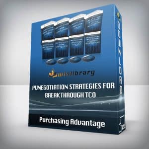 Purchasing Advantage â€“ Negotiation Strategies for BREAKTHROUGH TCO