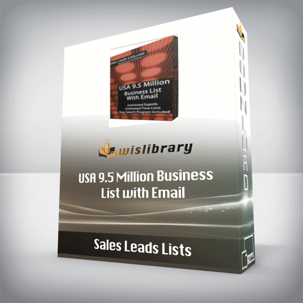 Sales Leads Lists â€“ USA 9.5 Million Business List with Email