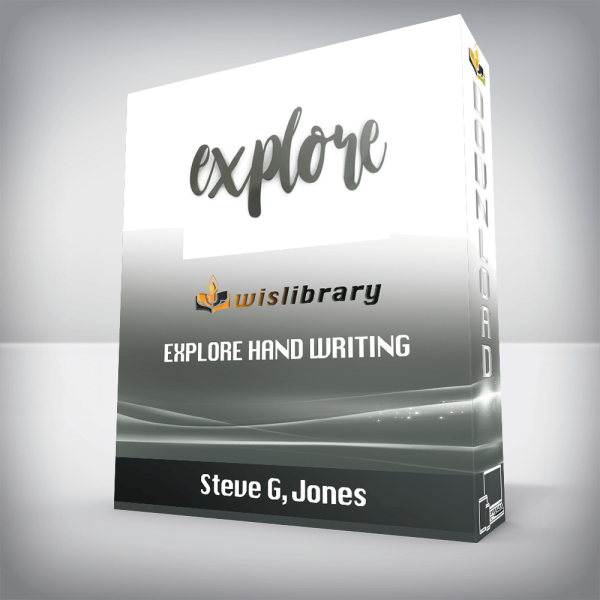 Steve G, Jones â€“ Explore Hand Writing