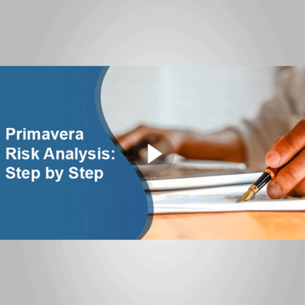 Stone River Elearning â€“ Primavera Risk Analysis â€“ Step by Step