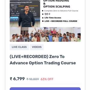 Trade with Vikas Course – Zero to Advance Option Trading Course