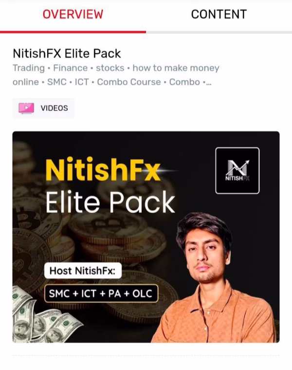 Nitishfx Elite Pack Course latest 2025