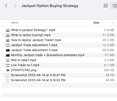 Siddhant Arora Jackpot Option Buying Strategy