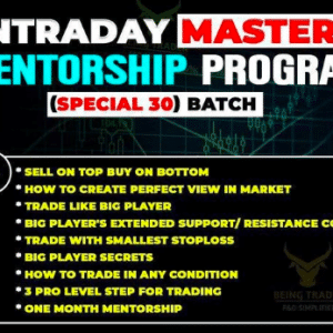 Being Trader Intraday Mastery Mentorship Program Latest 2025