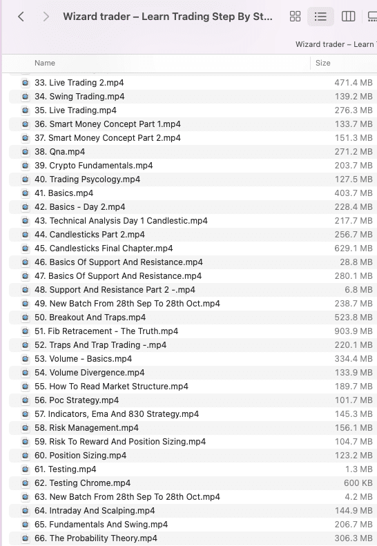 Wizard trader – Learn Trading Step By Step From Scratch