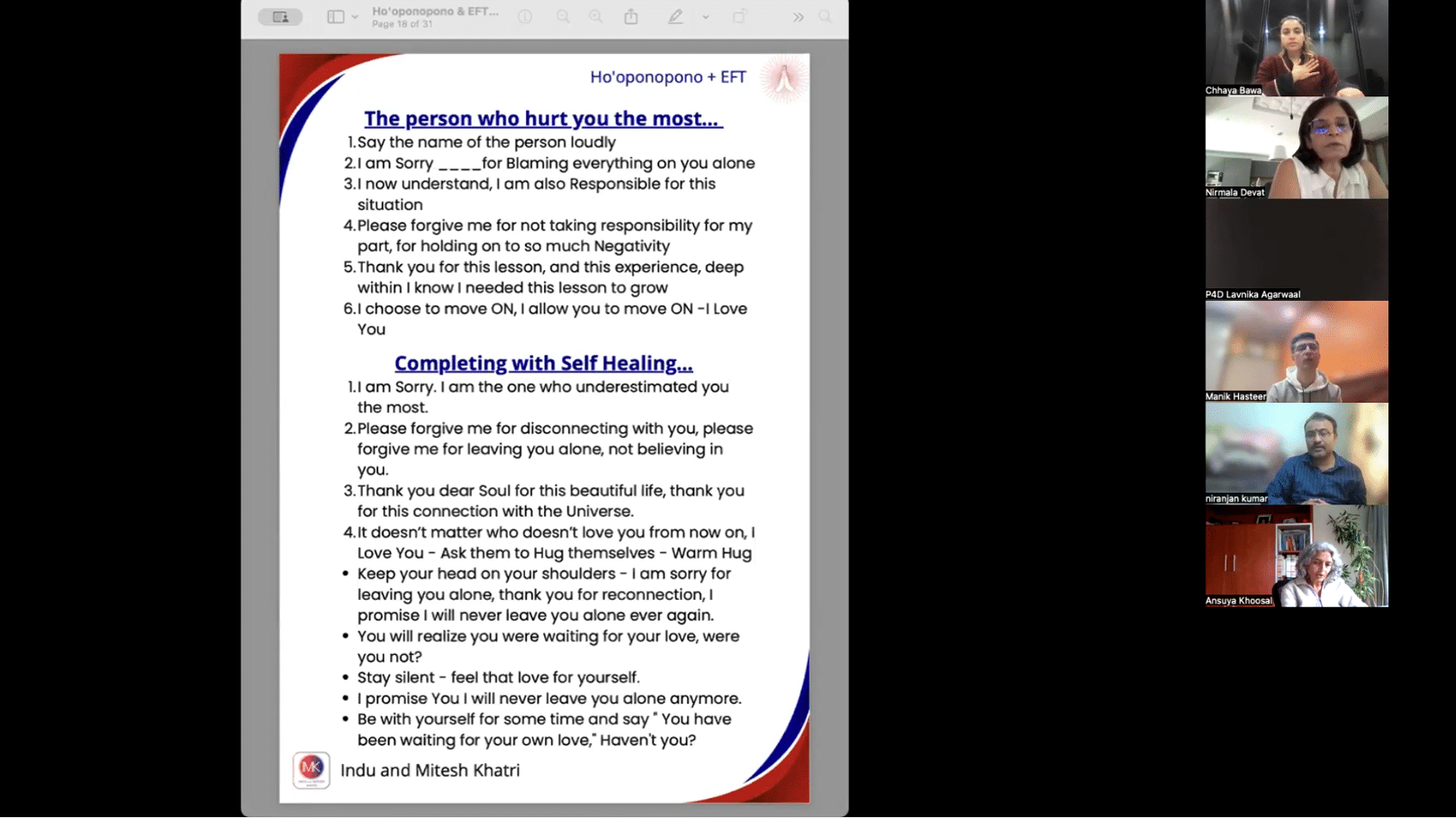 Ho'oponopono Healer Certification Course By Mitesh Khatri