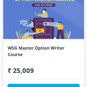 Wealth Saga – WSG Master Option Writer premium Course