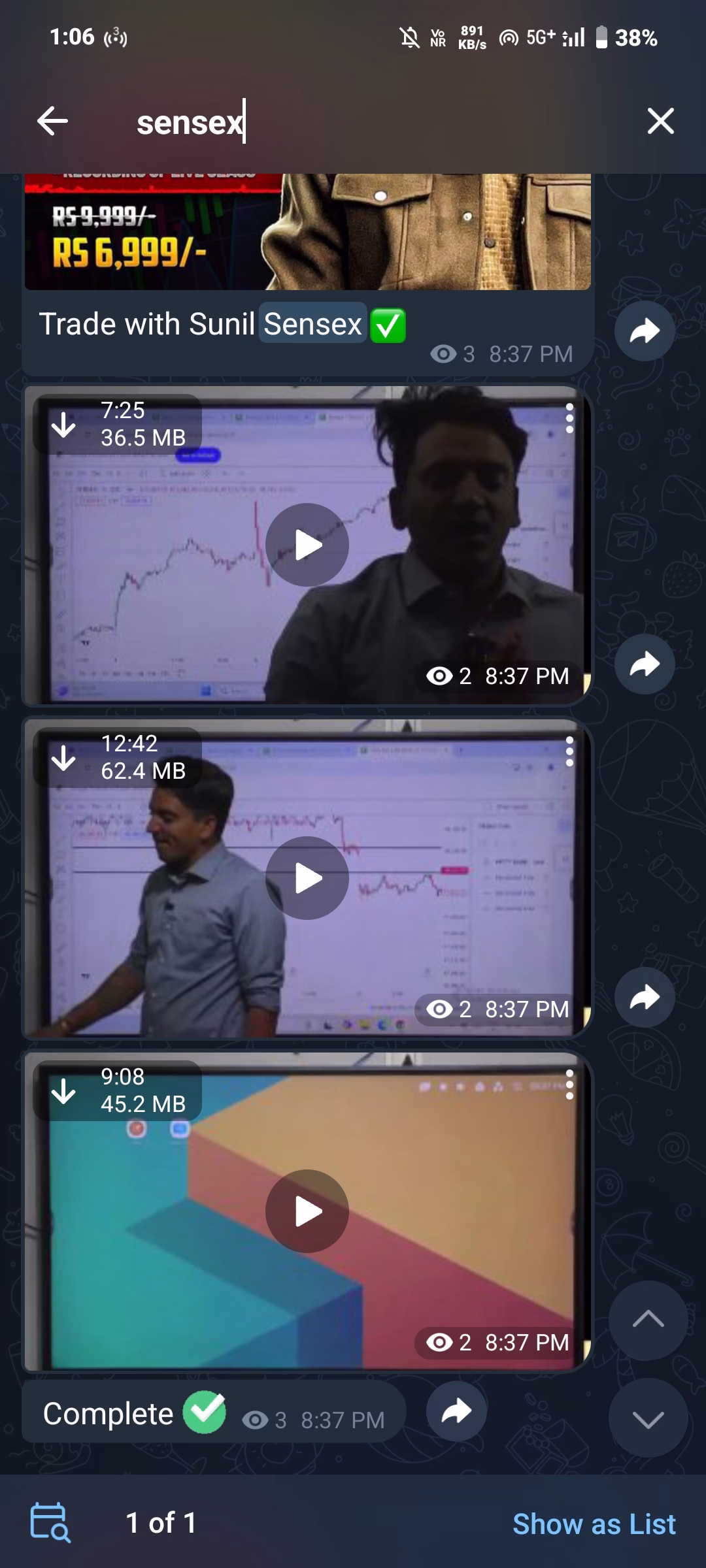 Trade with Sunil Sensex Course