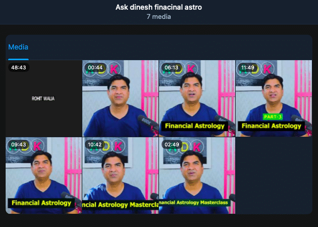 Ask dinesh kumar Financial Astrology Masterclass Course