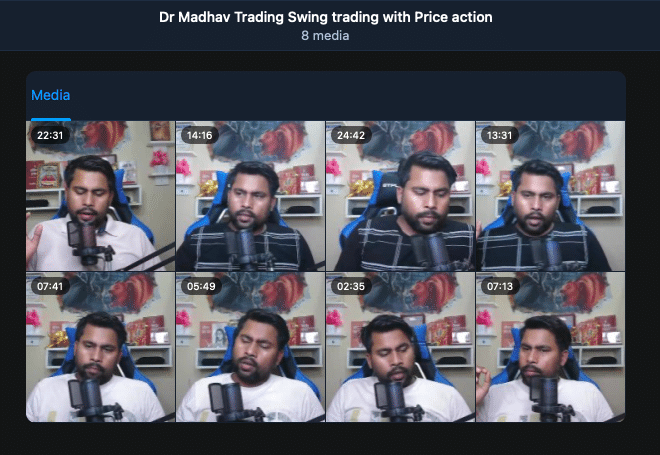 Dr Madhav Trading Swing Trading with price action -Trade like pro trader