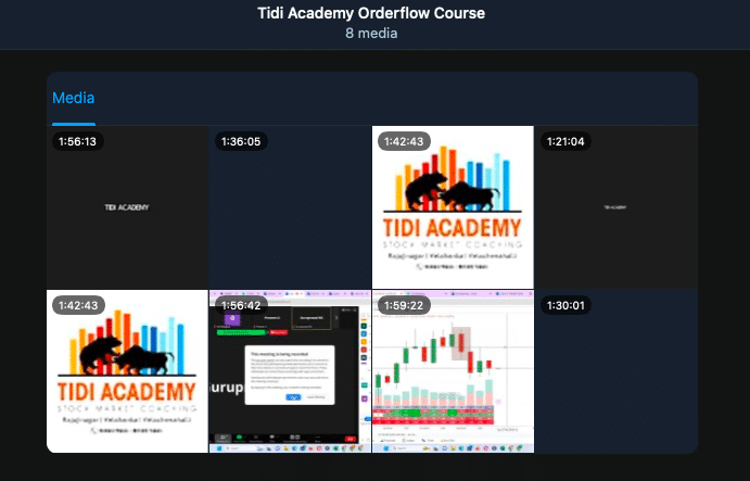 Tidi Academy Orderflow Course