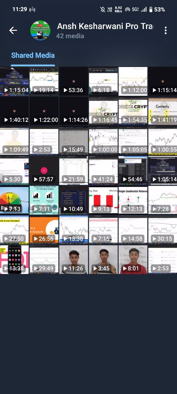 Ansh Kesharwani Pro Trader Mentorship Learning Program